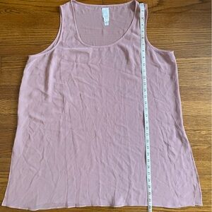 Wynne Layers Mauve Lightweight Sheer Layering Tank Top